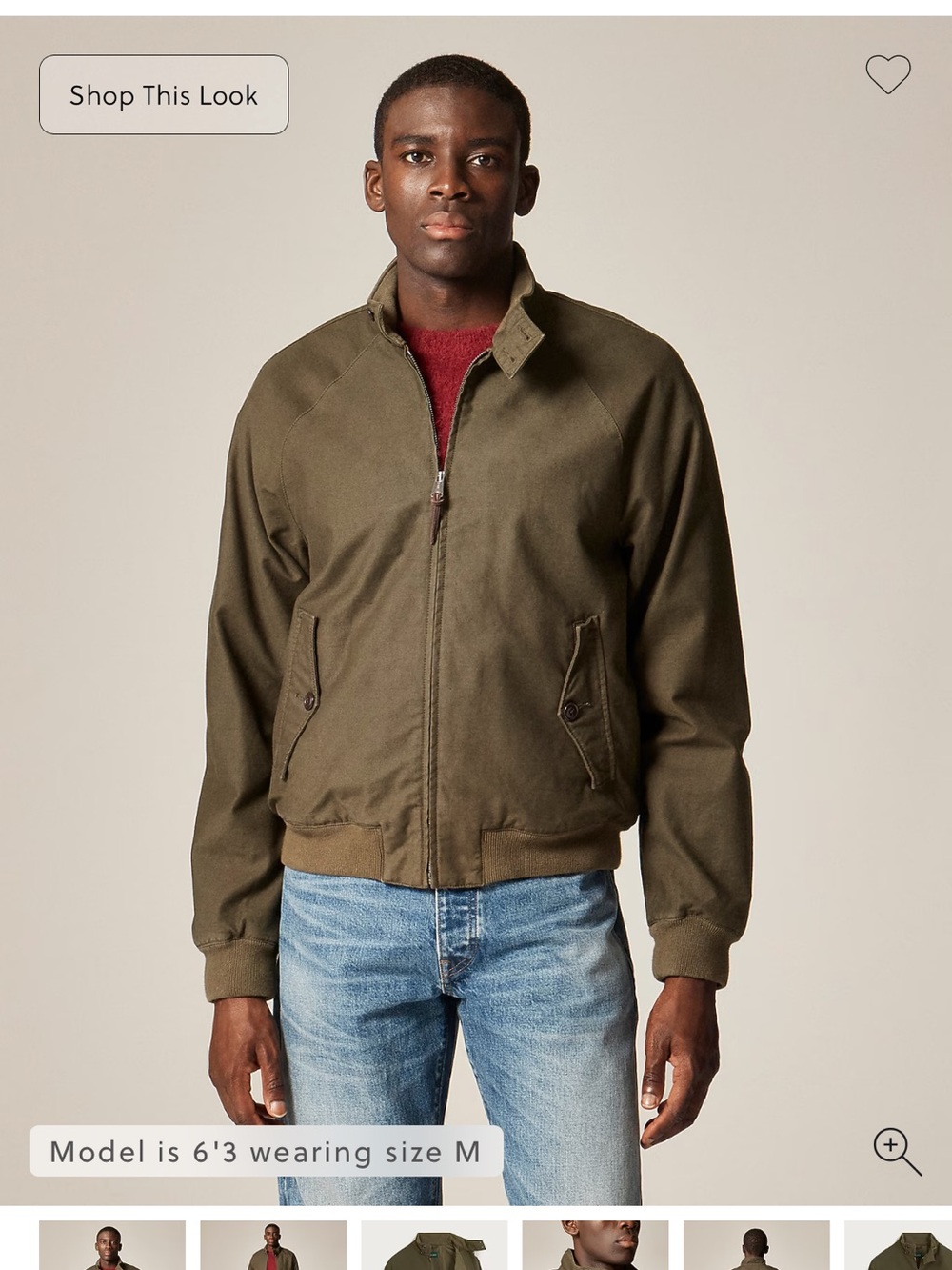 J. Crew Garment-Dyed Harrington Jacket Fall 2025
